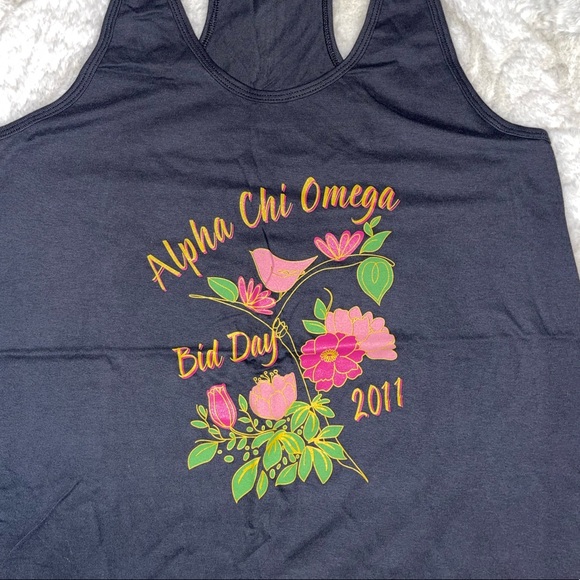 American Apparel Alpha Chi Omega/AXO Tank Dress - Picture 2 of 2